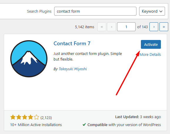 Wordpress plugin kaise install kare - Activate new Plugin