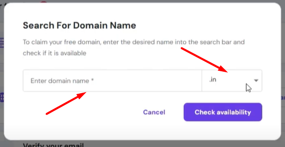 2025 में Blogging Kaise Kare और महीना के $500 कमाए 9 check domain availability in hostinger