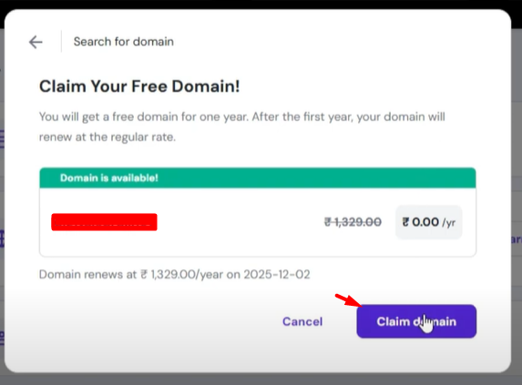 2025 में Blogging Kaise Kare और महीना के $500 कमाए 10 claim your free domain hostinger